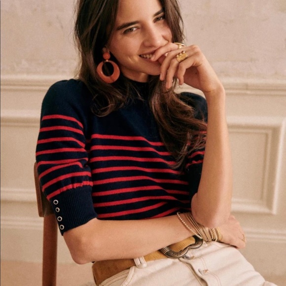 NWT Sezane - Rosie Cashmere Jumper - Picture 2 of 5